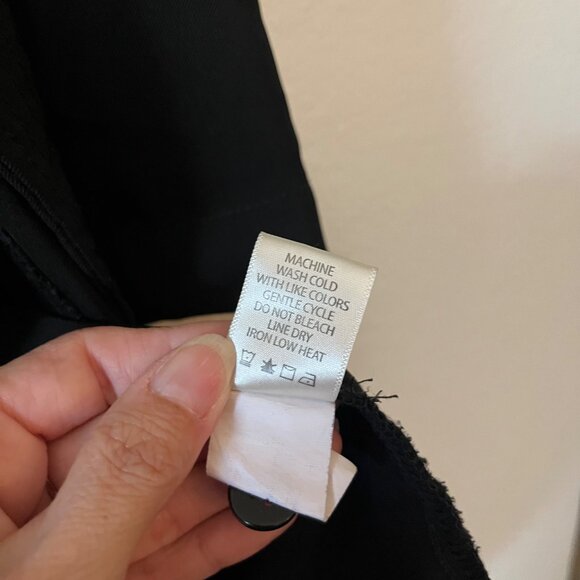 Max Studio Women's Black Open Front Pockets Lightweight Cardigan Jacket SZ XL - Picture 5 of 7